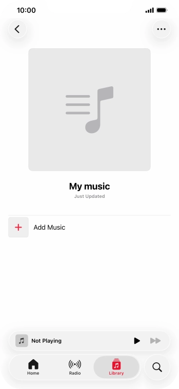 Press Add Music.