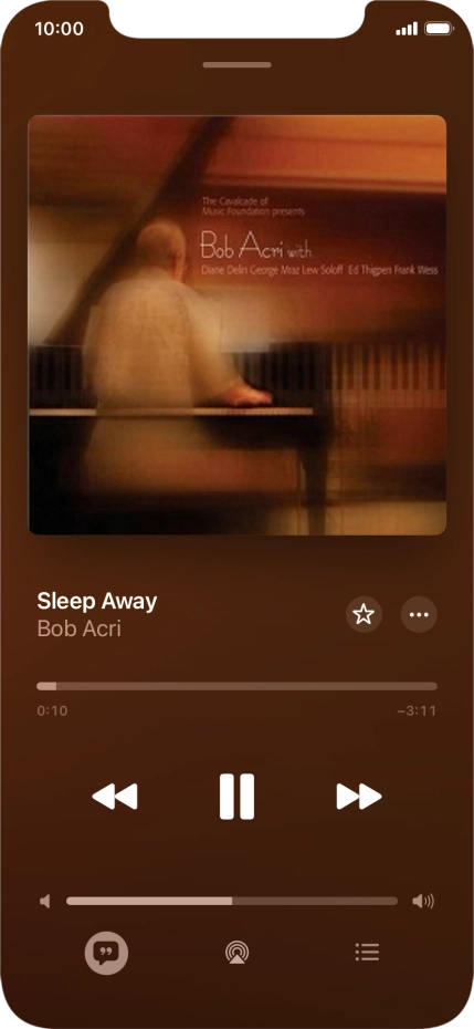 Press arrow right to go to the next audio file.