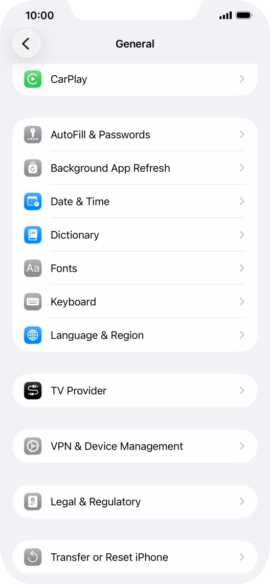 Press Background App Refresh.