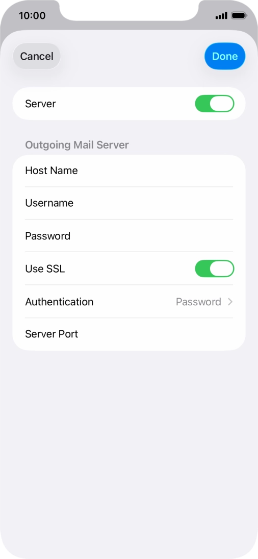 Press Authentication.