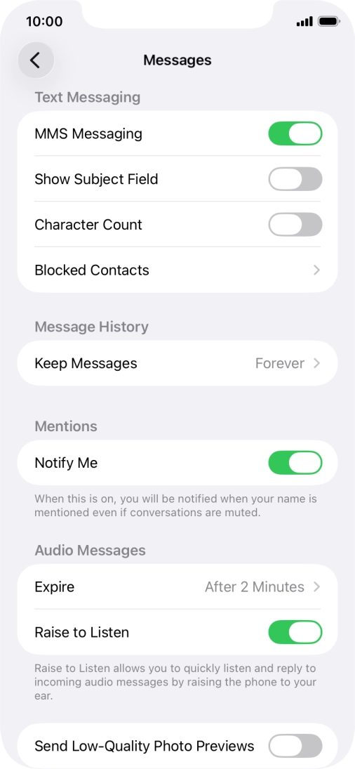 Slide your finger upwards starting from the bottom of the screen to return to the home screen.