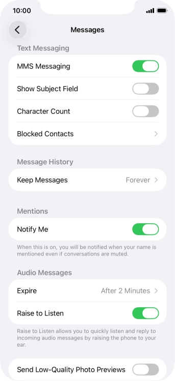 Slide your finger upwards starting from the bottom of the screen to return to the home screen.