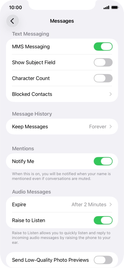Slide your finger upwards starting from the bottom of the screen to return to the home screen.