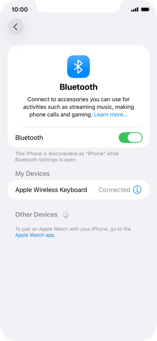 Slide your finger upwards starting from the bottom of the screen to return to the home screen.