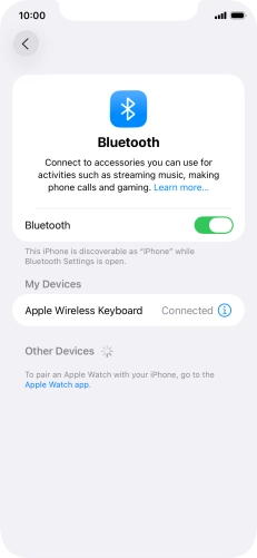 Slide your finger upwards starting from the bottom of the screen to return to the home screen.