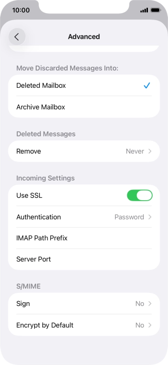 Press Authentication.