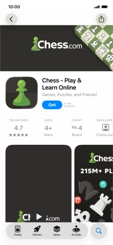 Press Get and follow the instructions on the screen to install the app.