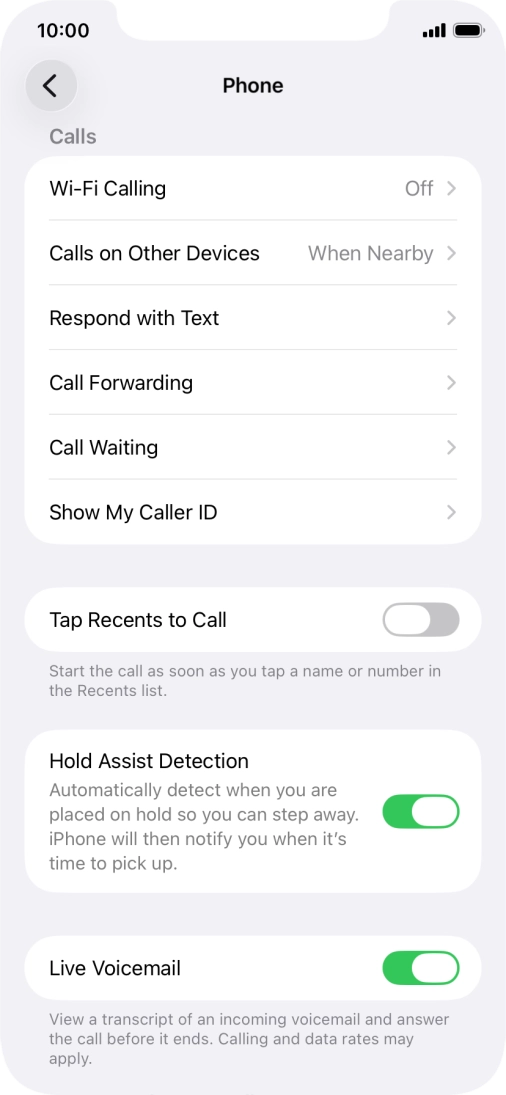 Press Wi-Fi Calling.