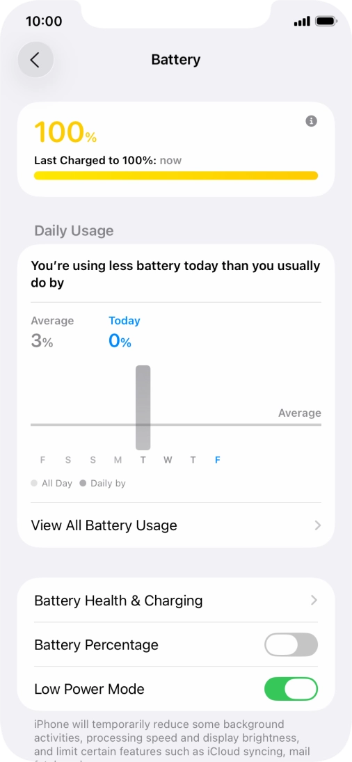 Slide your finger upwards starting from the bottom of the screen to return to the home screen.
