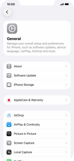 Press Software Update. If a new software version is available, it's displayed. Follow the instructions on the screen to update the phone software.