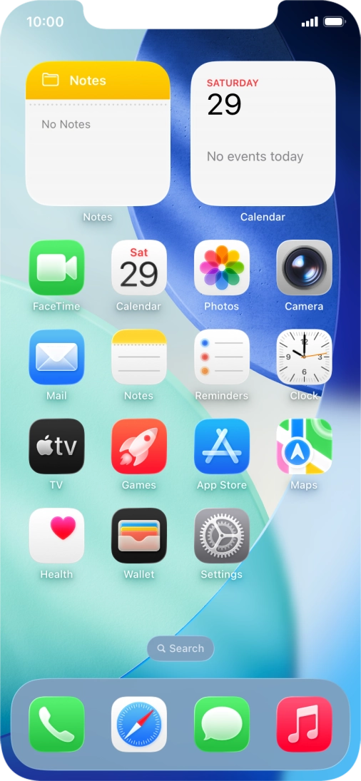 Press the phone icon.