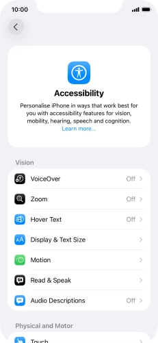Press the required category below 