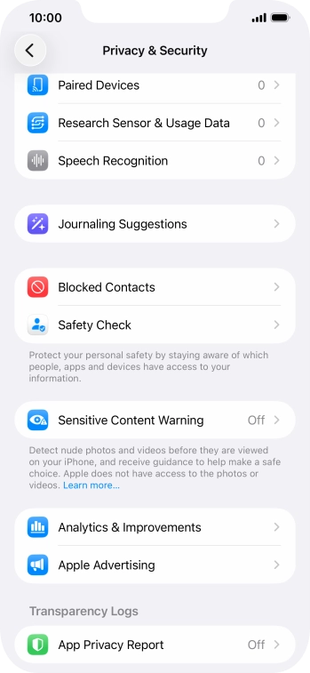 Press Sensitive Content Warning.