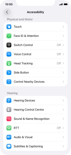 Press the required category below 