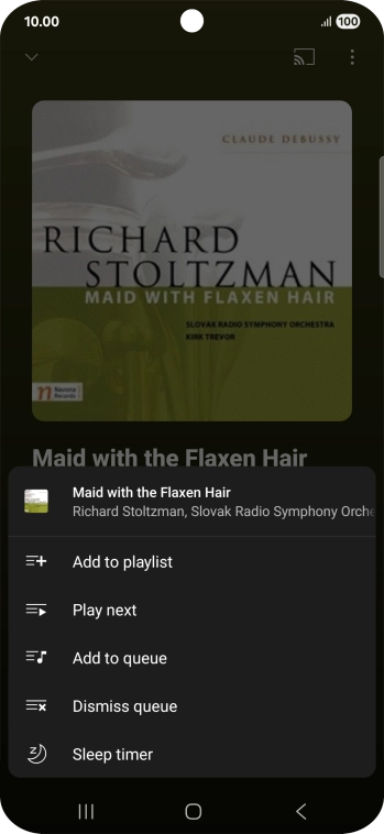 Press the add icon.