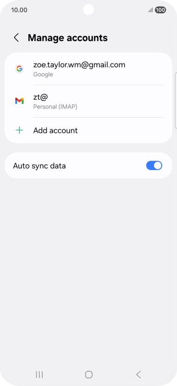 Press the Home key to return to the home screen.