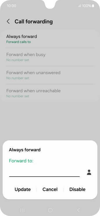 Press Disable.