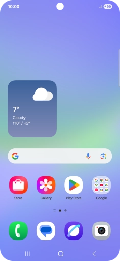 When the battery charging icon is displayed, charging is in progress.