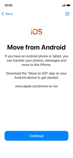 To transfer content to your phone, you need to install the app 