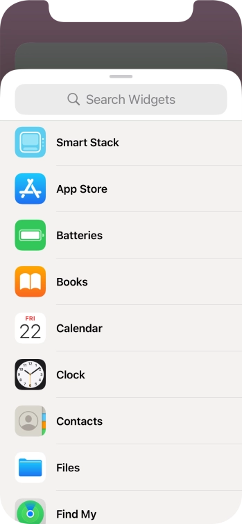 Press Smart Stack.