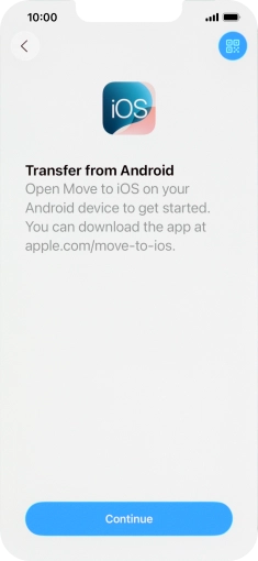 To transfer content to your phone, you need to install the app 