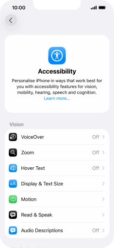Press the required category below 