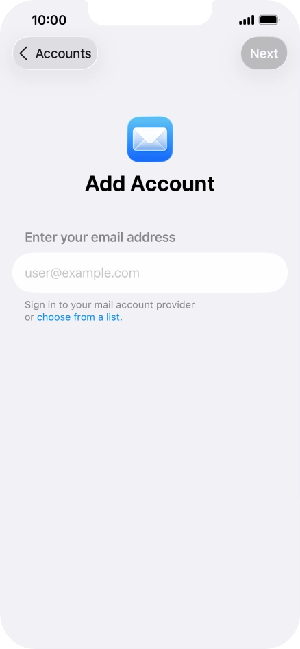 Press the field below 