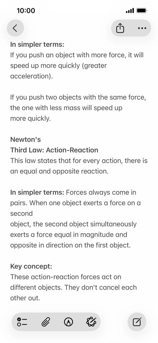 Press the Apple Intelligence icon.