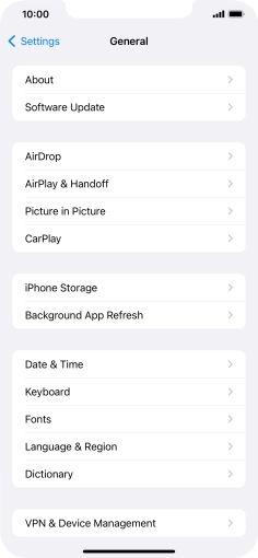 Press Background App Refresh.