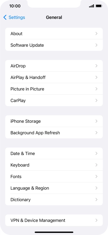 Press Background App Refresh.