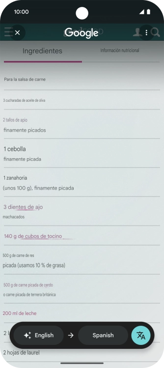 Follow the instructions on the screen to select the required language settings and use the function.