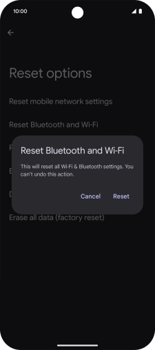 Press Reset.