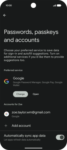 Slide your finger upwards starting from the bottom of the screen to return to the home screen.