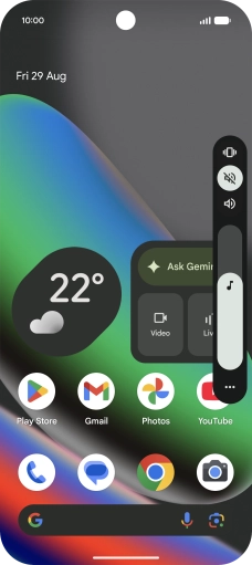 Press the sound icon to turn off the function.
