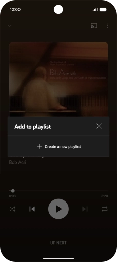 Press Create a new playlist.