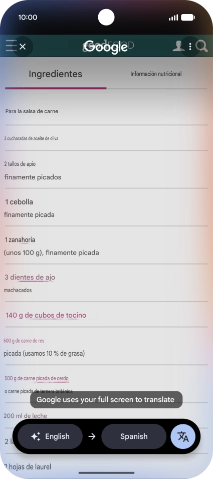 Follow the instructions on the screen to select the required language settings and use the function.