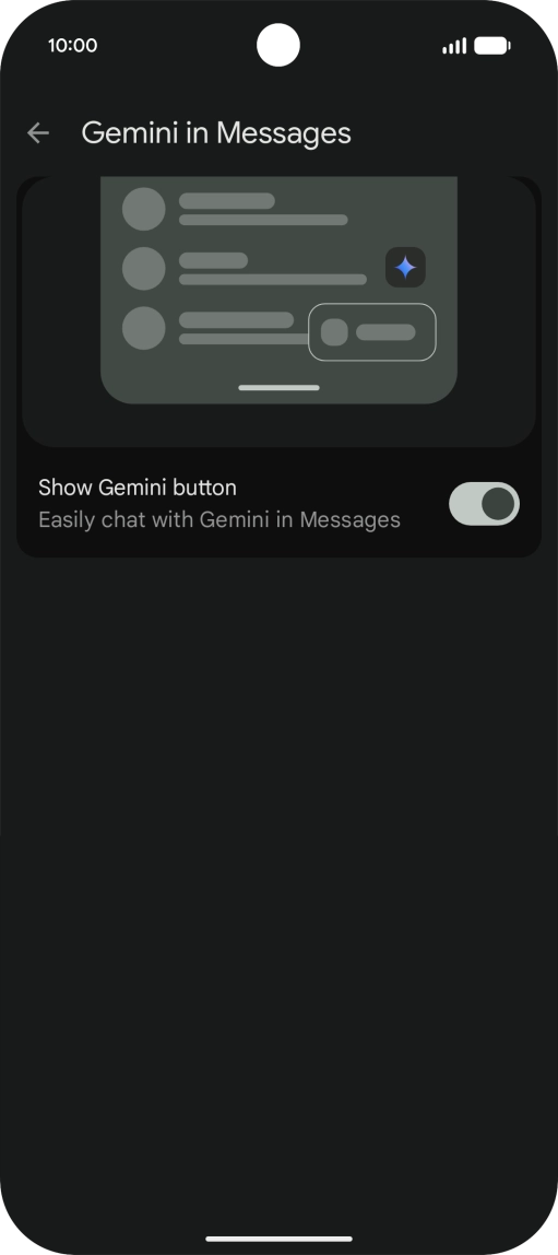 Press arrow left the necessary number of times to return to the list of messages.