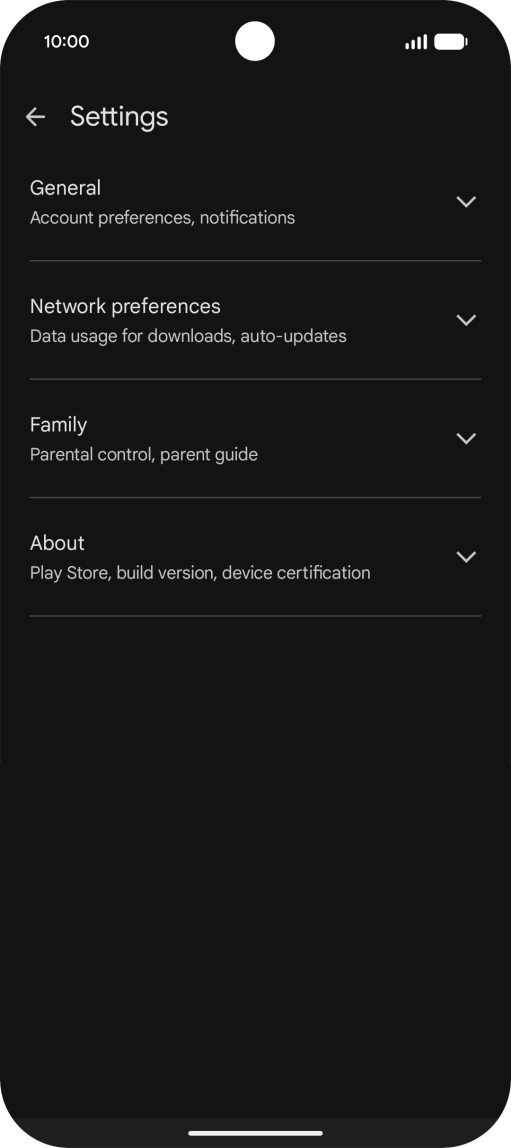 Press Network preferences.