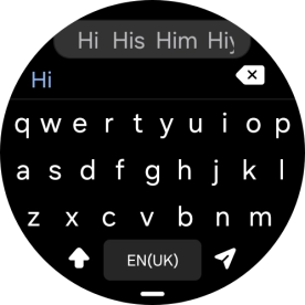 Press the send icon.