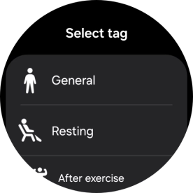Press the required setting.