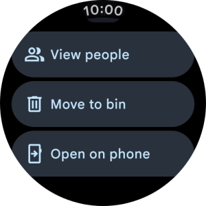 Press Move to bin.