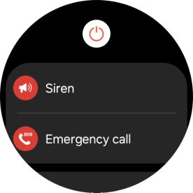 Press the power off icon.