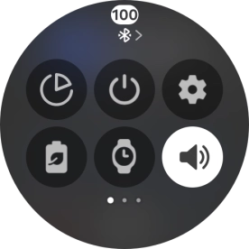 Press the low power mode icon to turn on the function.