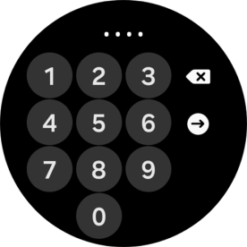 Key in the required PIN and follow the instructions on the screen to create a PIN as lock code.