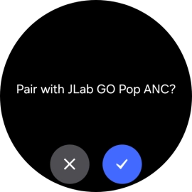 Press the confirm icon.