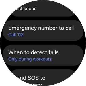 Press Emergency number to call.