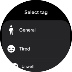 Press the required setting.