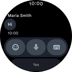 Press the microphone icon.