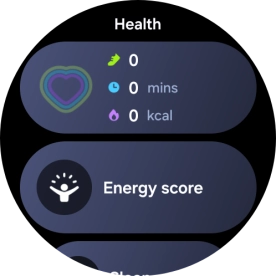 Press the Daily Activity icon.