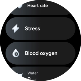 Press Blood oxygen.